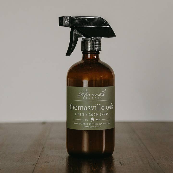 Blake Candle Company - Wholesale Room & Linen Spray - Thomasville Oak Linen + Room Spray0