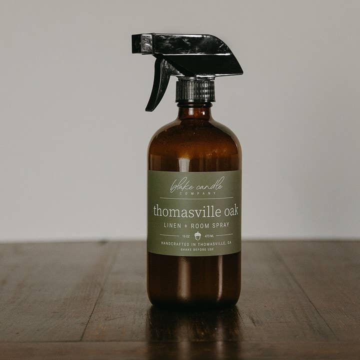 Blake Candle Company - Wholesale Room & Linen Spray - Thomasville Oak Linen + Room Spray