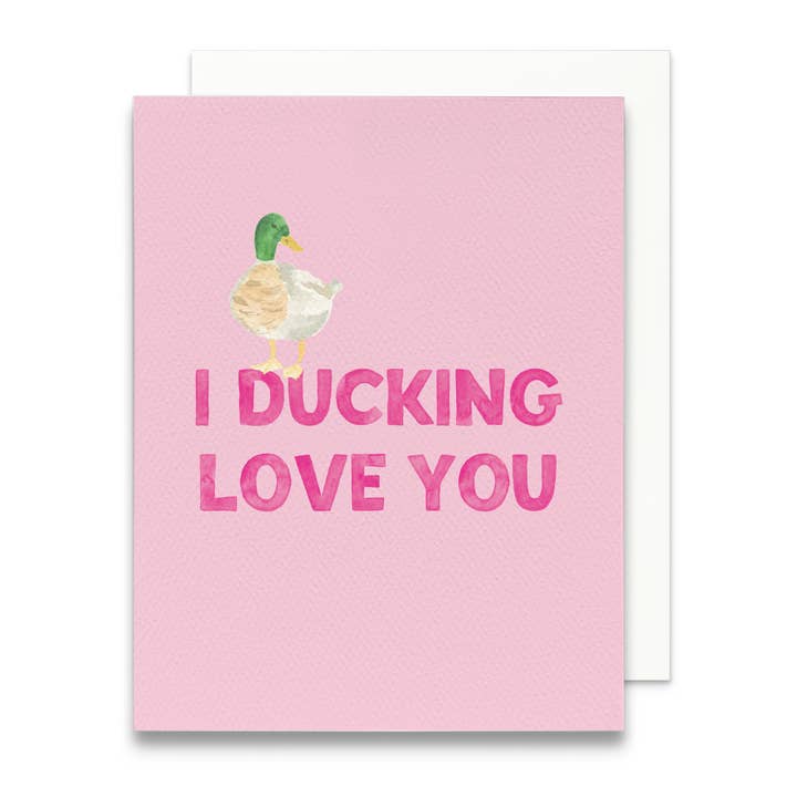 Gert & Co - Wholesale Valentine's Day Card - I Ducking Love You Greeting Card | Funny Anniversary Card2