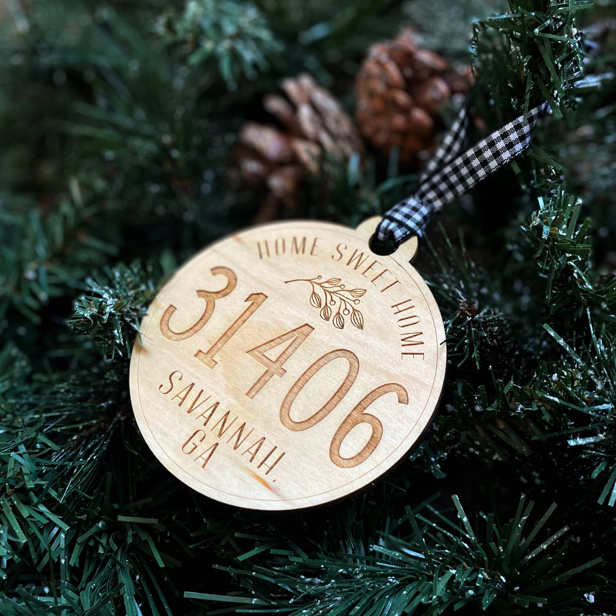 Blue Studio Creative - Wholesale Ornament - Home Sweet Home Ornament With Your Town or Location1