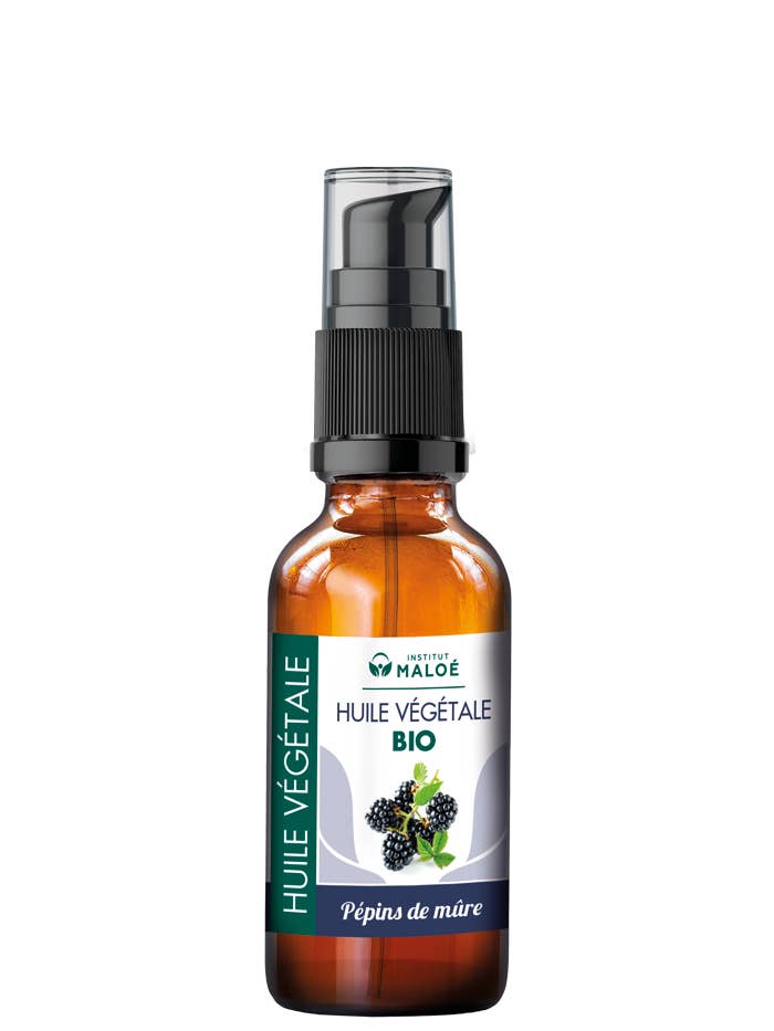 Organic Blackberry Seed Vegetable Oil - 50 mL for wholesale by Institut Maloé