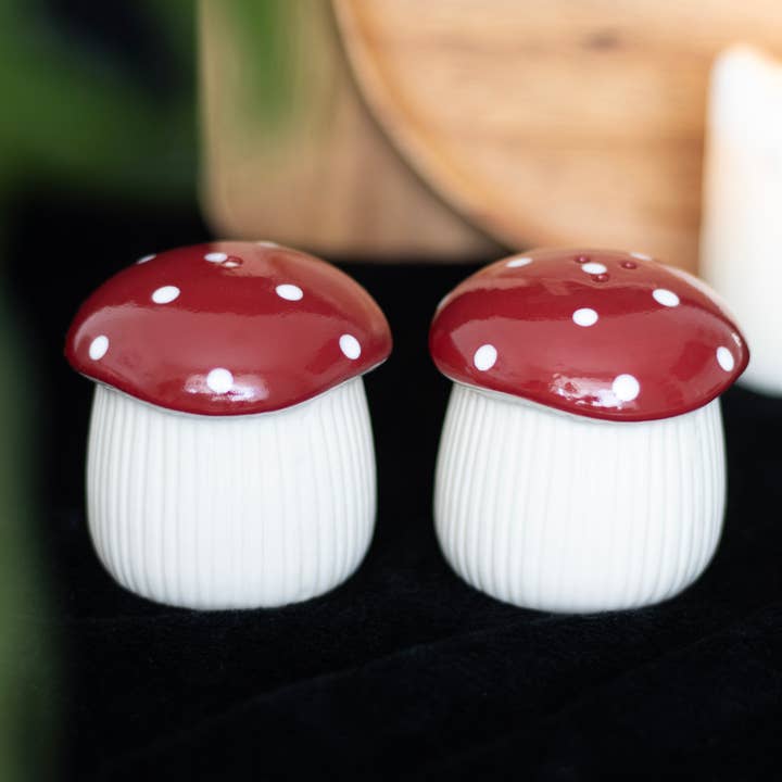 Something Different Wholesale - Wholesale Salt & Pepper Shaker Set - Mushroom Salt and Pepper Shakers