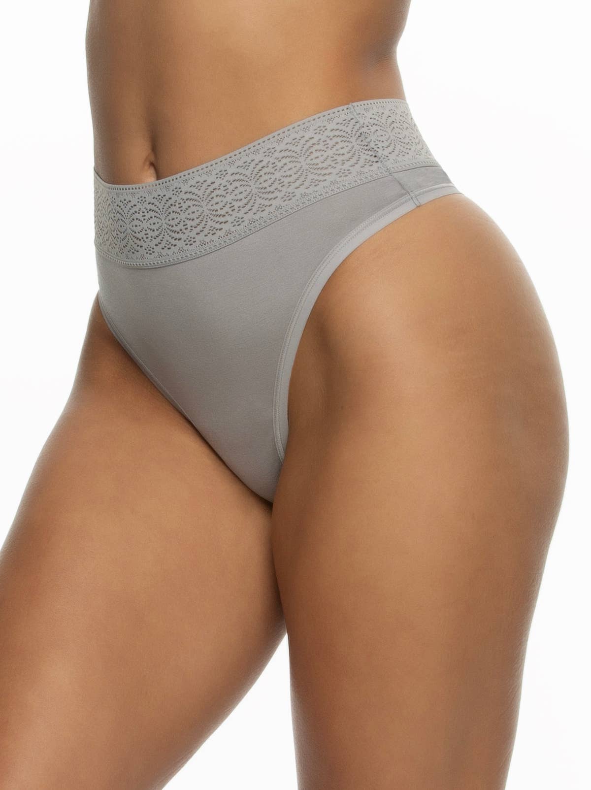 Felina - Wholesale Underwear - Women's - Serene Modal & Lace Thong - BASIC Colors1