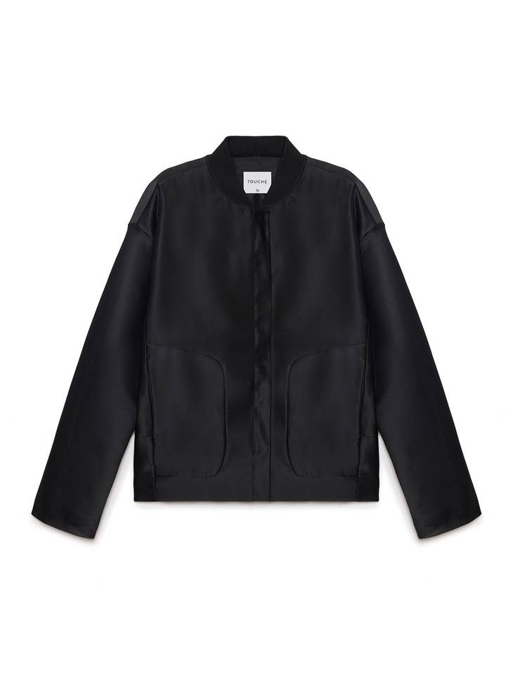 GIACCA IN RASO CON DETTAGLIO TASCHINO per la vendita all'ingrosso da parte di Touché Privé EU