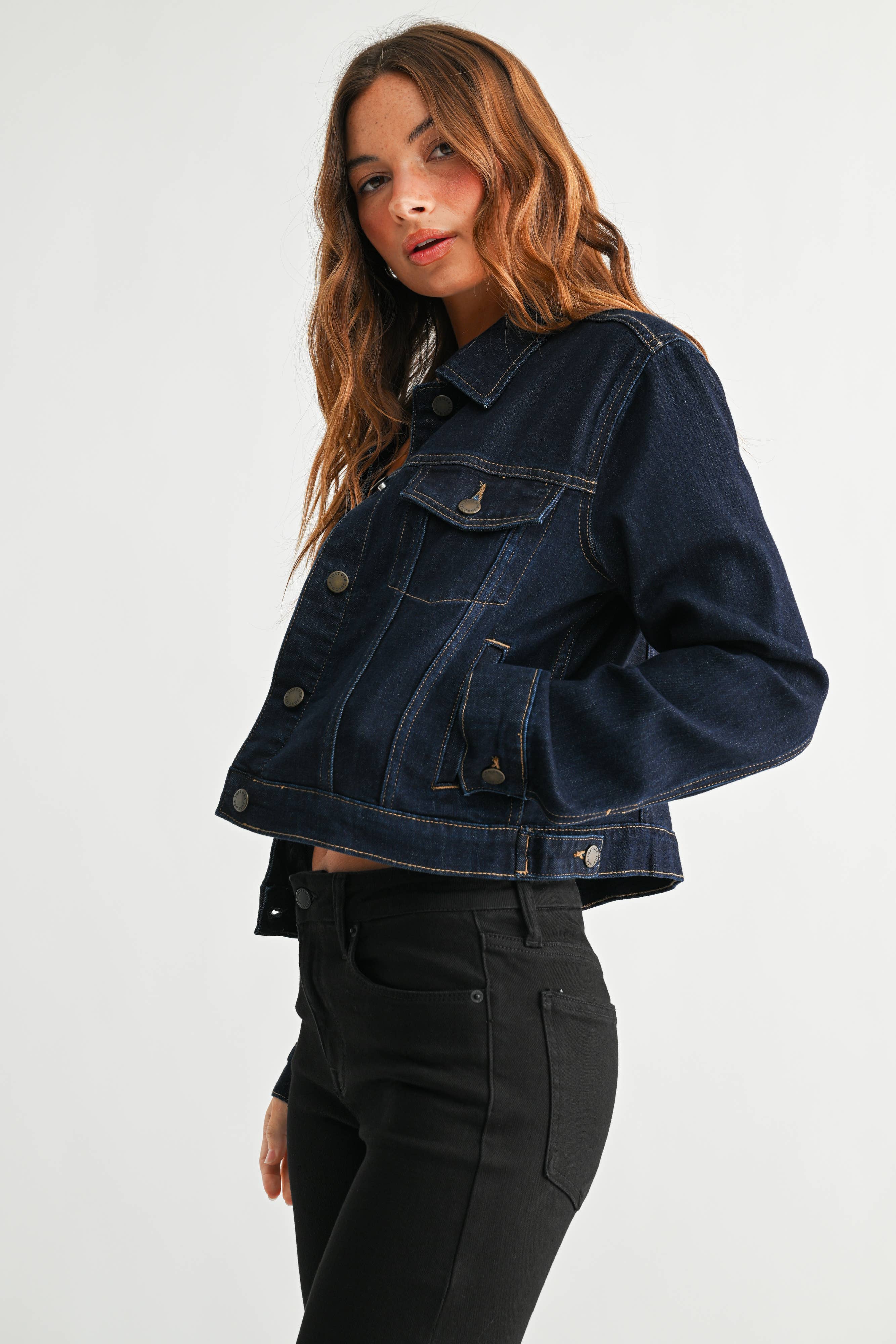 Just USA Jeans - Wholesale Denim Jacket - Women's - JA801 - SUP - Stretch Classic Jacket1