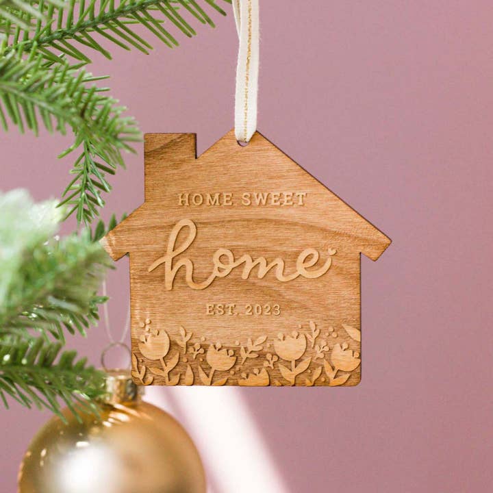 Hereafter - Venta al por mayor Adornos - Home Sweet Home - Adorno de madera