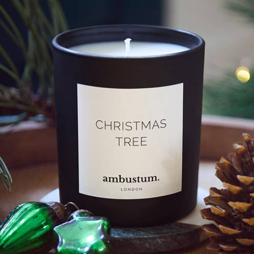 Christmas Tree Scented Candle for wholesale by ambustum