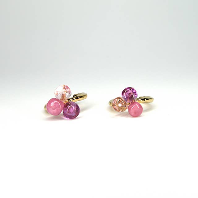 Chama Navarro - Wholesale Multi-Stone Ring - LALETI small Murano glass adjustable ring2