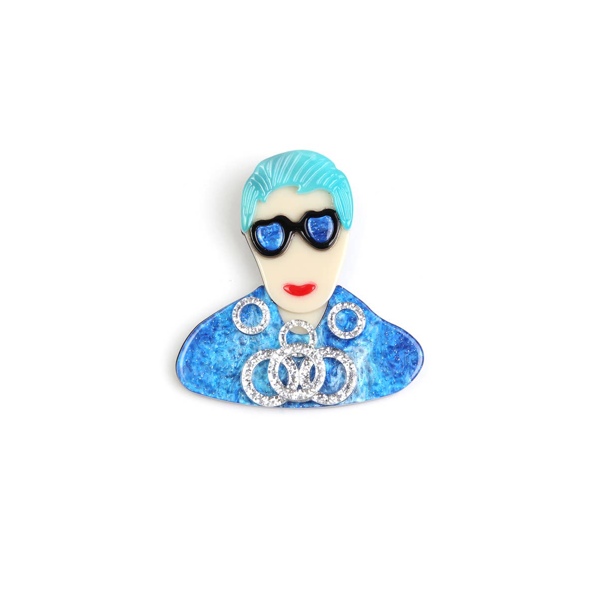 Domoflor s.l – wholesale Brooch – 💕 "The Fun Ladies" - Brooches with Personality 🎀0