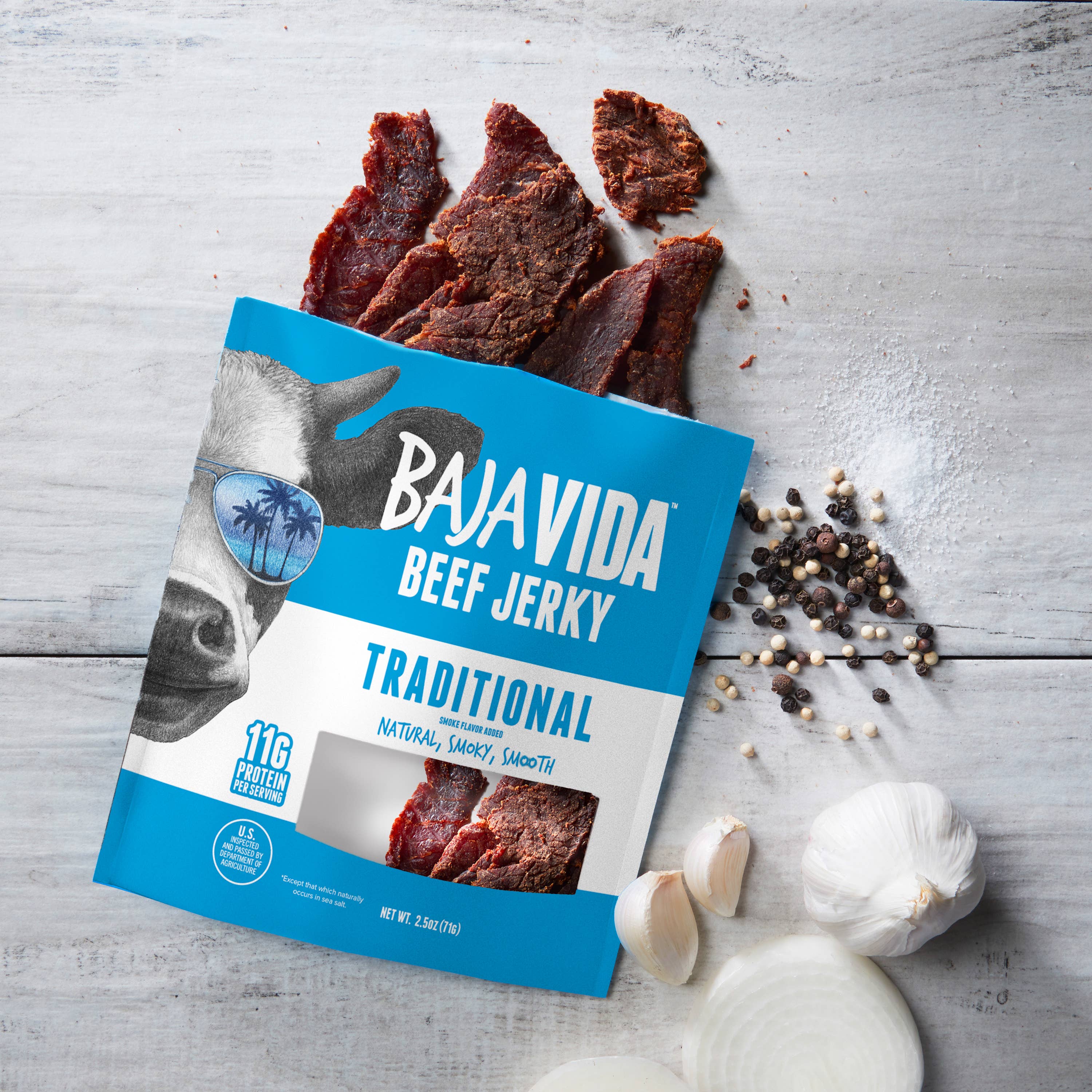 Baja Vida Snacks - Wholesale Jerky - Baja Vida Beef Jerky - Traditional5