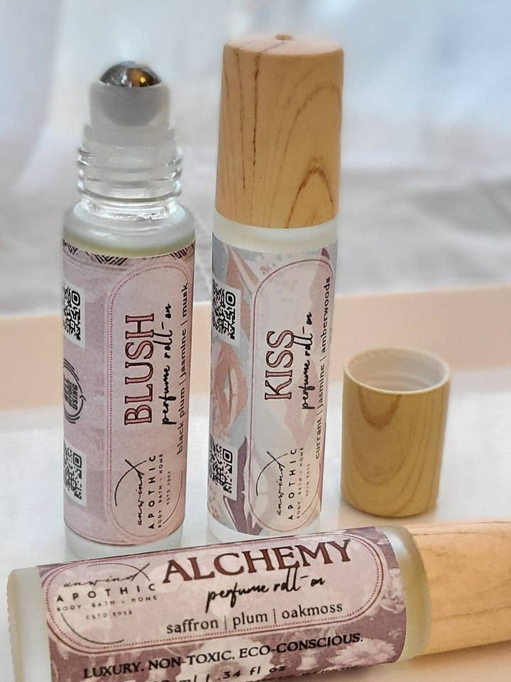 Olio Profumato Roll-On Jumbo - Formato Grande 1 oz - Nebbia per il Corpo Non Tossica - Fragranza Senza Ftalati e Parabeni - Vegan e Cruelty Free - Idratante e di Lunga Durata per la vendita all'ingrosso da parte di Unwind Apothic