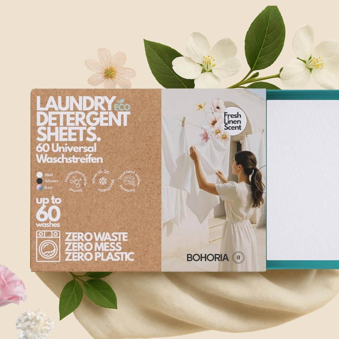 BOHORIA - Wholesale Laundry Detergent Powder/Pods - Laundry Detergent Sheets Fresh Linen3
