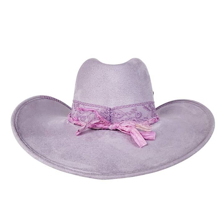 ARI Women's Purple Cowboy Hat for wholesale on Faire