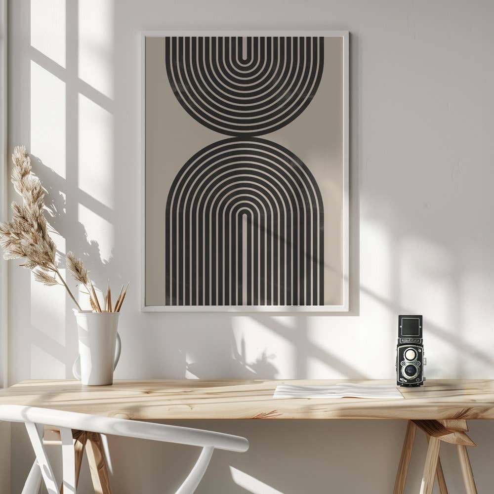Ready2hangart, Inc. - Wholesale Art Print - "Black Arch Line Art" Wall Art11