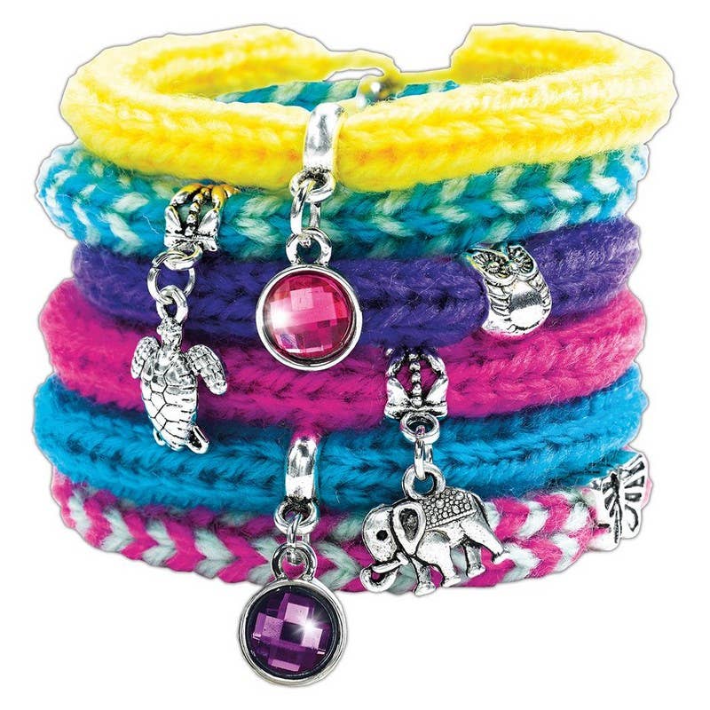 West Design Products - Wholesale DIY Jewellery – Child - Creativity for Kids Quick Knit Charm Bracelets Kit2
