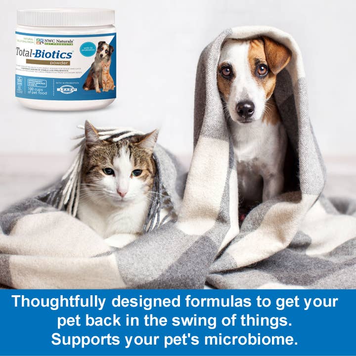 NWC Naturals® - Wholesale Pet Supplement - Cat/Dog - Total-Biotics® Powder - 8 oz 228 Grams