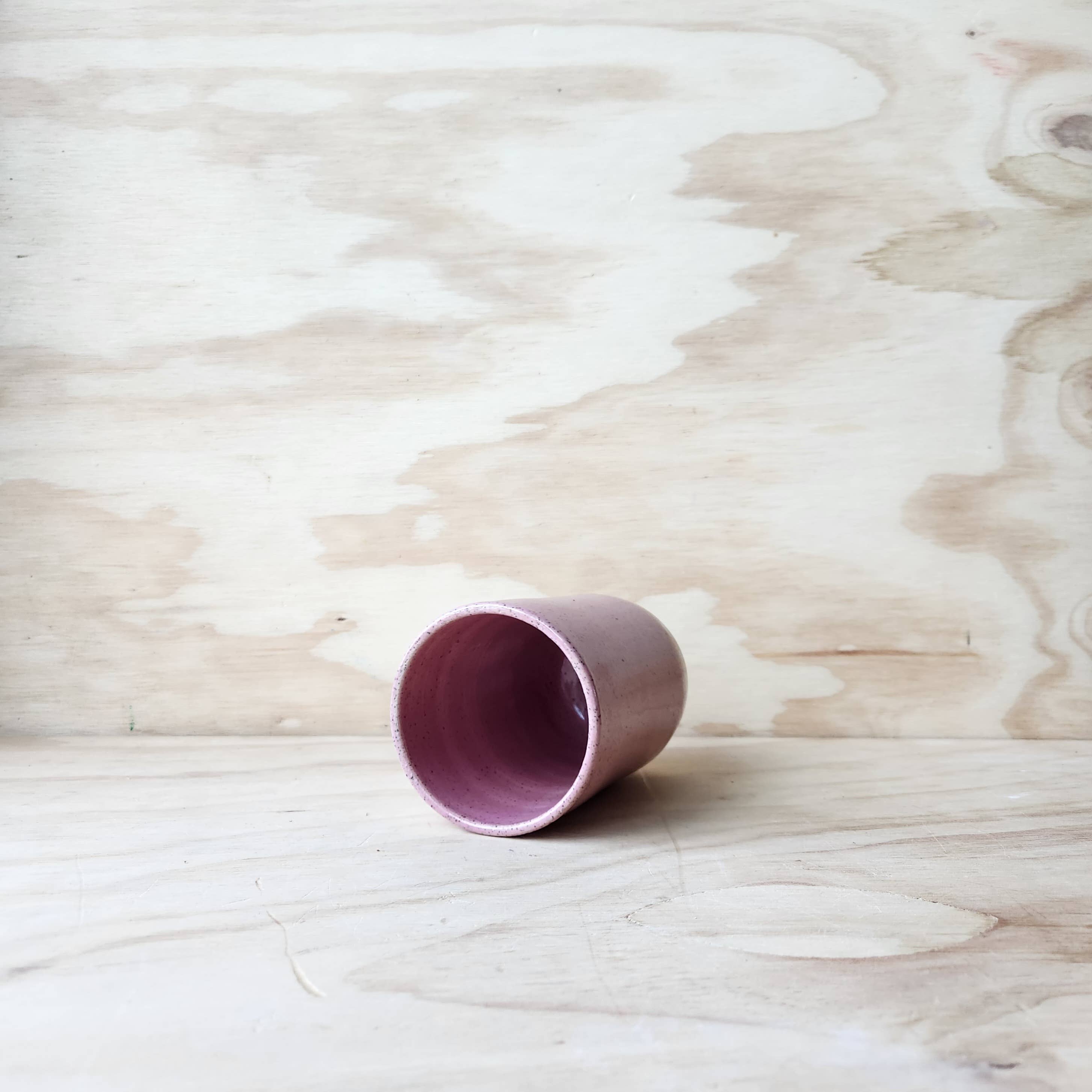 Tactile Earth - Wholesale Insulated Mug/Tumbler - Classic Ceramic Travel Tumbler: Chrysanthemum Pink2