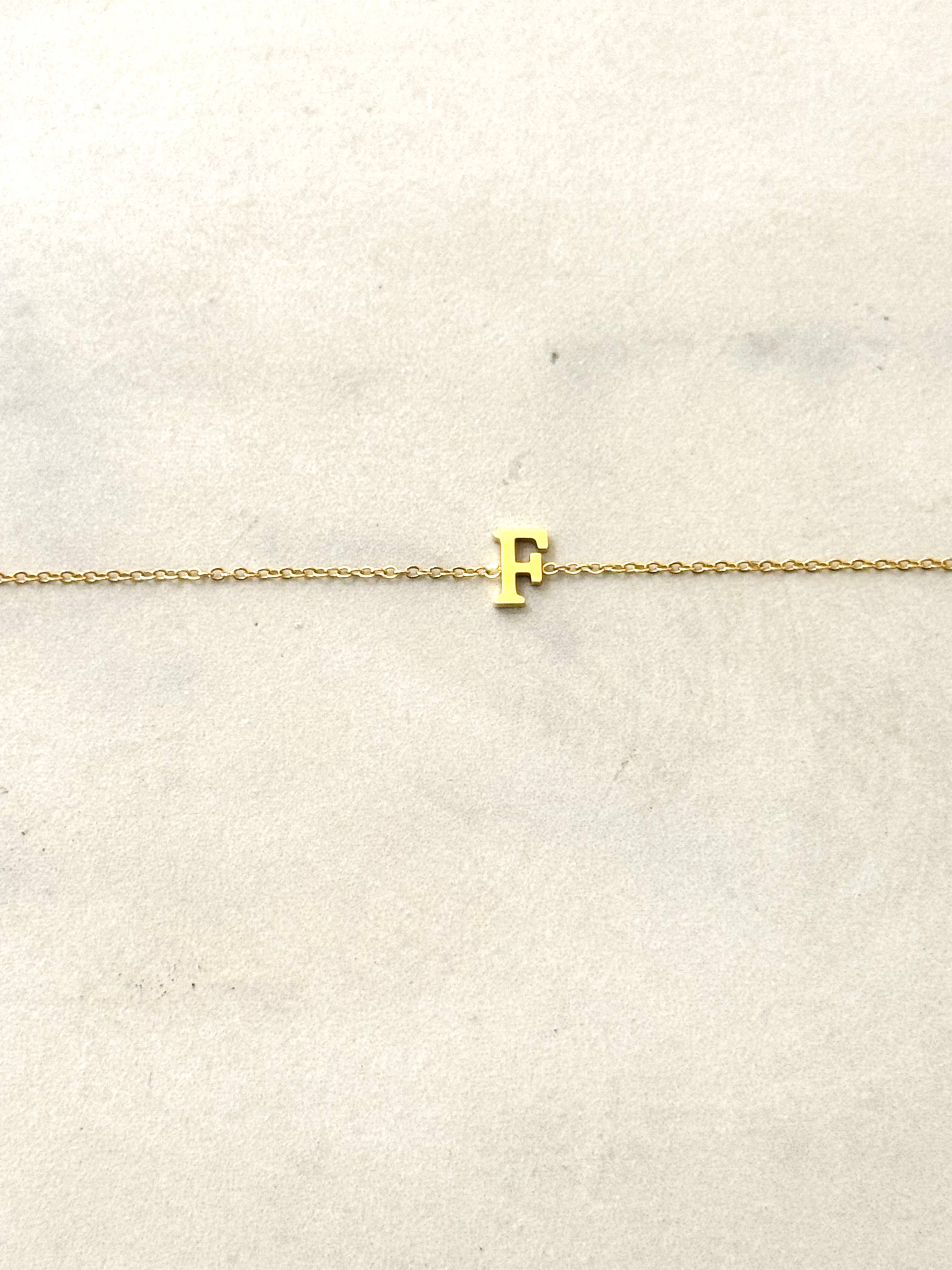 Cassette Barcelona - Wholesale Charm/Dangle Bracelet - Minimal Stainless Steel Initial Bracelet5