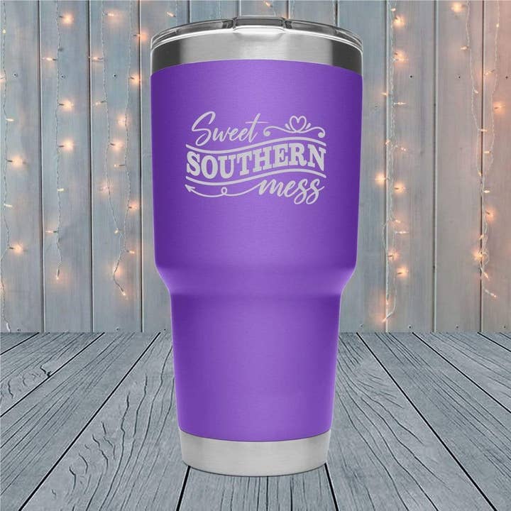 21 Threads - Wholesale Insulated Mug/Tumbler - Sweet Southern Mess Laser Engraved Tumblers