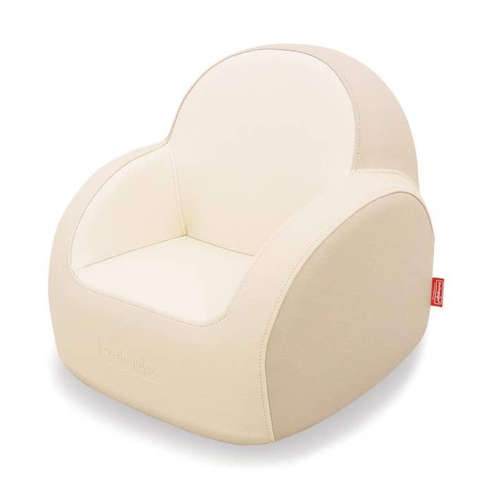 Dwinguler Soffkin Leather Luxury Kids Sofa - Sand Beige for wholesale by Posh Baby & Kids
