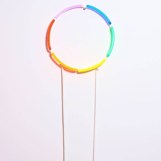 Rainbow Halo Neon Sign for wholesale by MORDEKAI