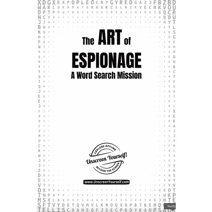 Unscreen Yourself! - Wholesale Puzzle - Adult - The Art of Espionage – Spy-Themed Word Search with Trivia2