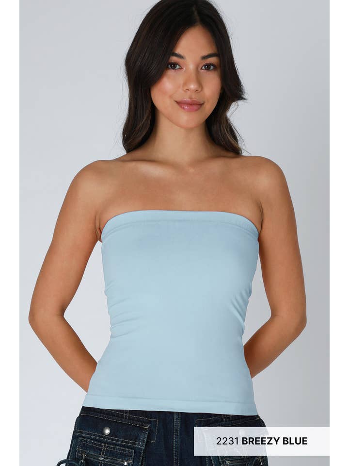 NIKIBIKI - Vendita all'ingrosso Bralette - Donna - NS8418 - Top a Tubo a Due Strati3