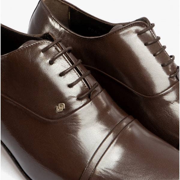 Club Cubano – wholesale Oxford shoes – Men′s – Club Cubano CORDOBA Mens Soft Leather Lace-Up Cuban Heel Oxford Shoes Dark Brown