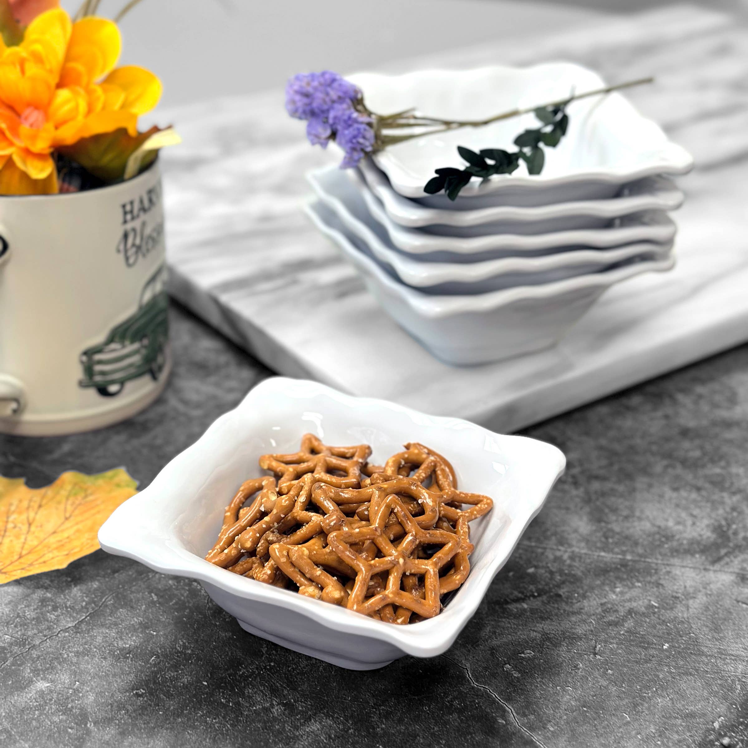 Supreme Housewares - Vente Bol - Bol à trempette en mélamine blanc 5"6