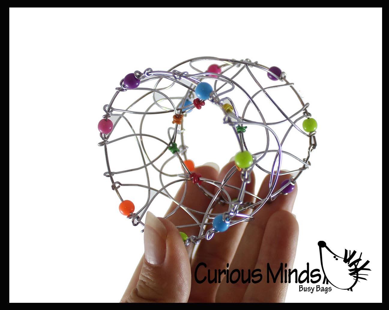 Curious Minds Toys - Wholesale Fidget Toy - Kids - 1 Wire Infinity Flower Magic Endless Folding Fidget Toy - Fl3