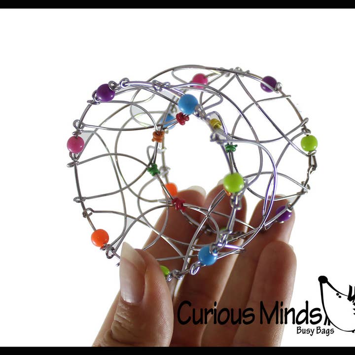 Curious Minds Toys - Wholesale Fidget Toy - Kids - 1 Wire Infinity Flower Magic Endless Folding Fidget Toy - Fl3