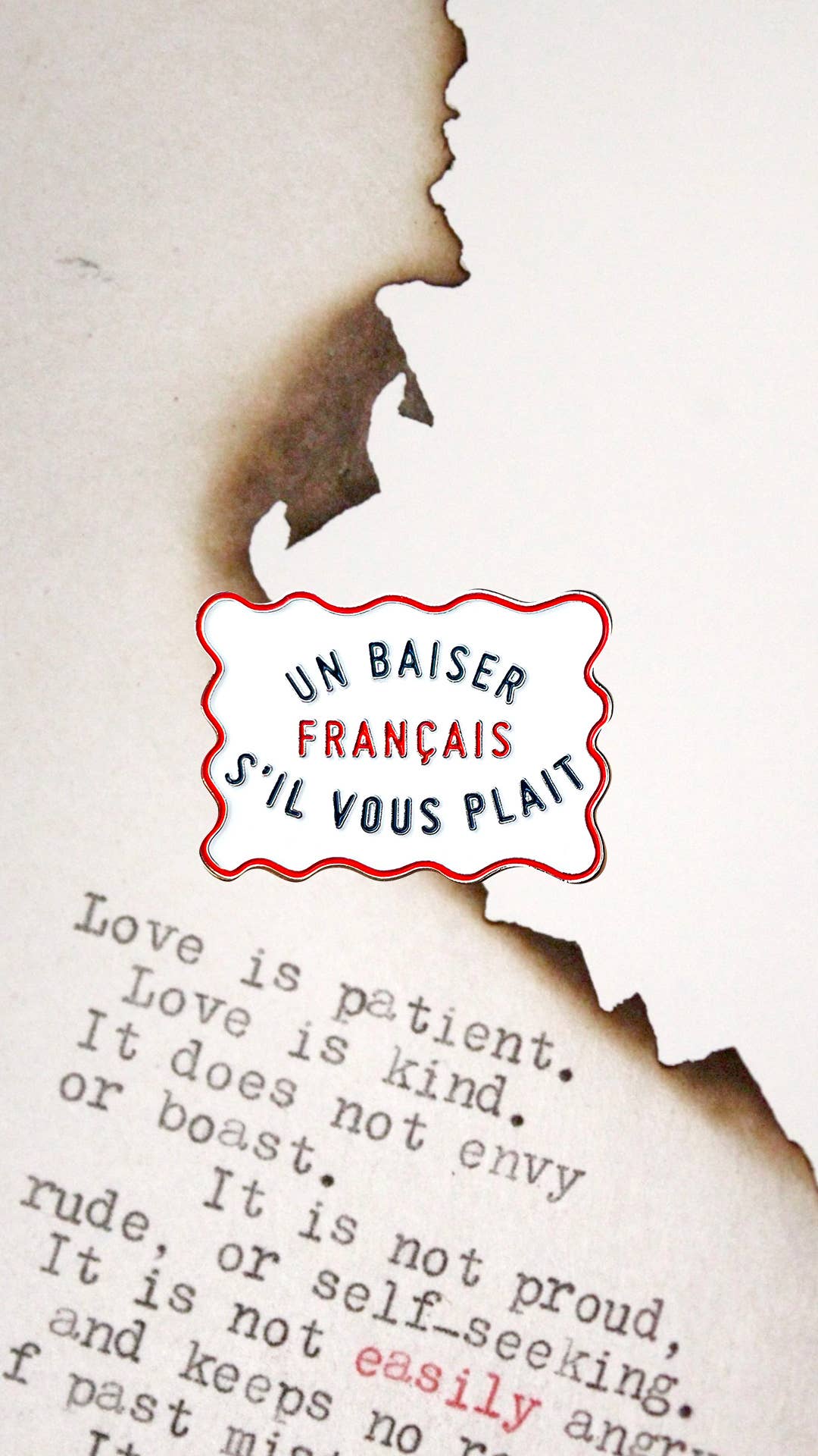 Un baiser français s'il vous plaît - Vente Épinglettes/boutons - Pin's France2