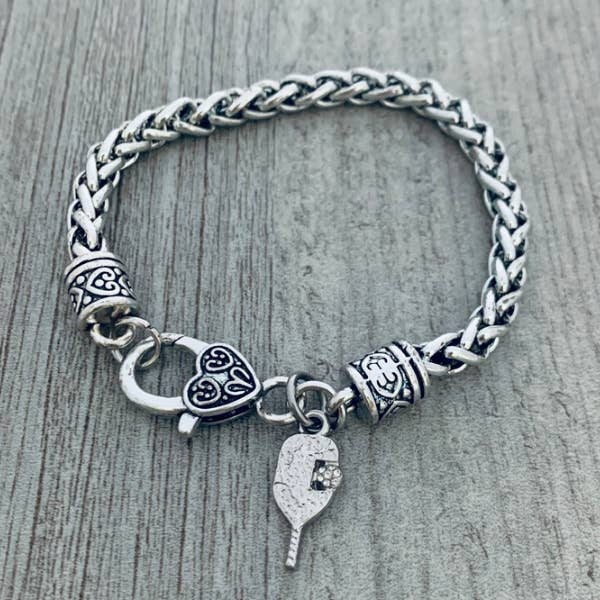 Born to Rally - Wholesale Bedelarmbandje - Pickleball Charm armband1