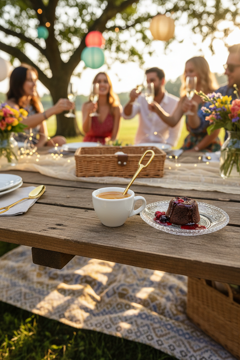 Kadra Kitchenware - Wholesale Table spoon (cutlery) - Vikko Dine Venice Gold Flatware 18/10 SS Espresso Spoon2