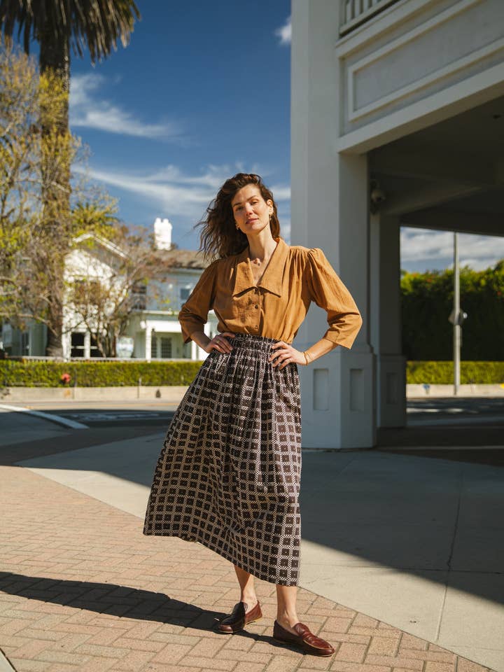 Gonna a blocchi quadrati per la vendita all'ingrosso da parte di World of Crow llc