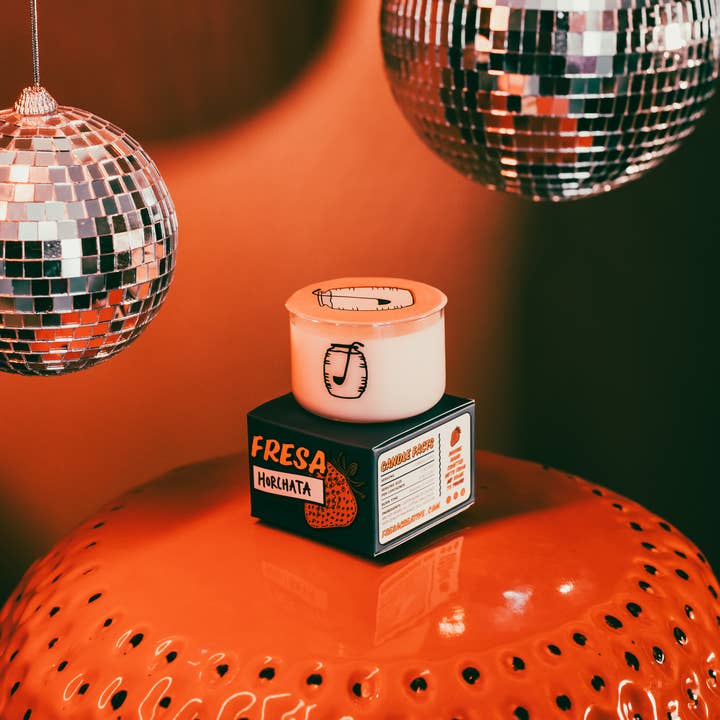 Fresa Creative - Wholesale Jar/Filled Candle - Horchata Candle / Latina Owned + Midwest Inspired