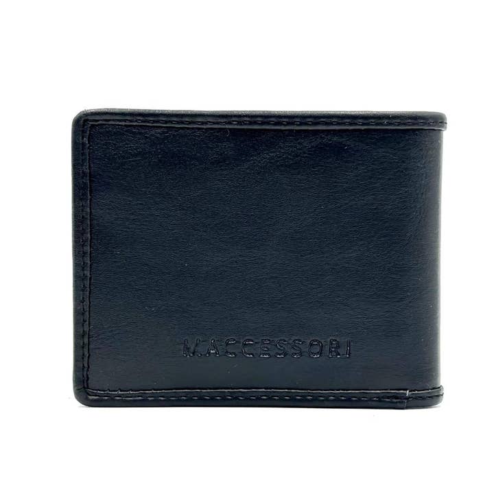 maccessori - Wholesale Wallet - Men's - Harris Tweed Bifold Coin Wallet Blue