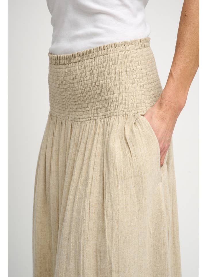 malou skirt linen for wholesale on Faire