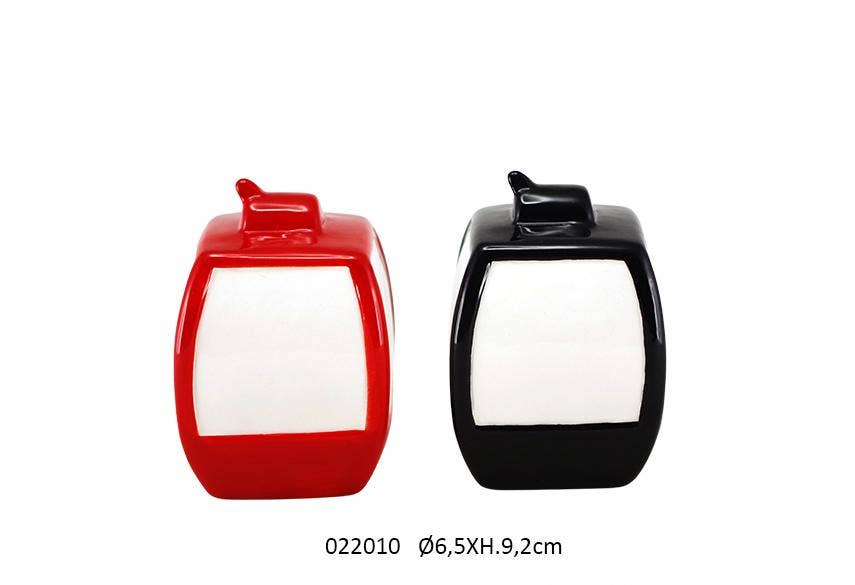 Faye - Wholesale Decorative Tabletop Object - Avalanche Cable Car to Place Ø6.5 X H. 9.2 cm / 2 Ass0