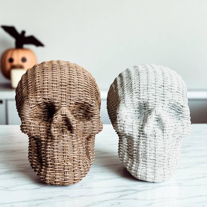 Gia Roma - Wholesale Decorative Tabletop Object - Sale - Gothic Home Decor, Modern Farmhouse Halloween Skulls4