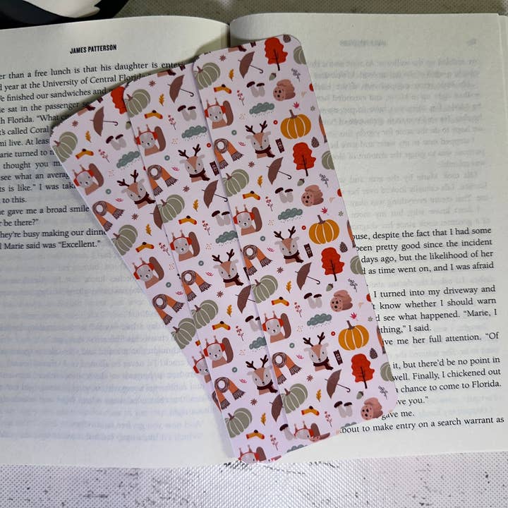 Süßes Herbsthirsch-Lesezeichen für den Großhandel von Farm Life Creatively