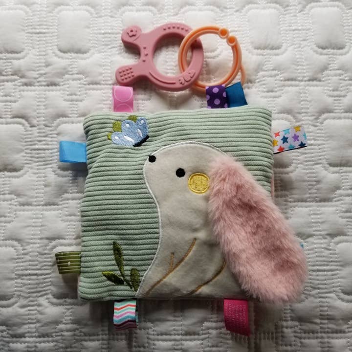 Hochet de dentition sensoriel en forme de lapin biologique d'activité pour la vente par D & C TOYS