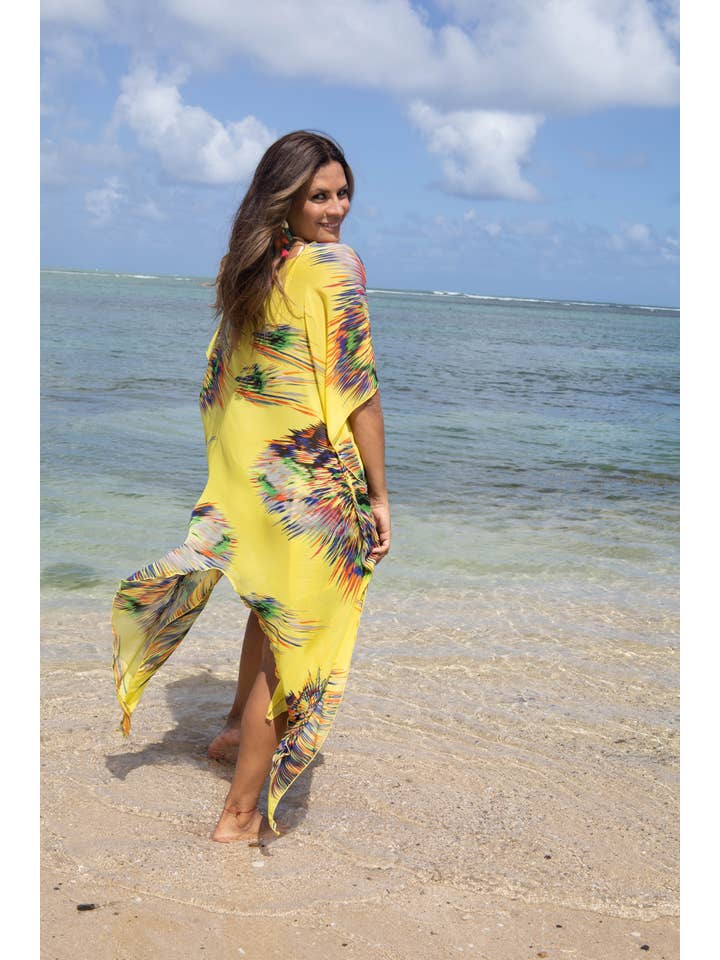 La Mar - Wholesale Kaftan - Women's - Pret-a-Porter - Chiffon Kaftan Top (3-06)2