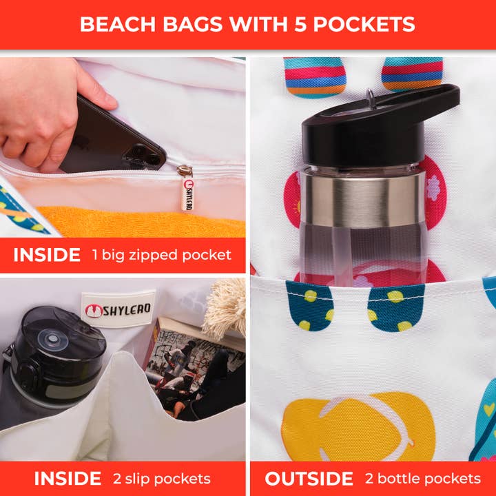 Beach Bag and Pool Bag | Waterproof | Flip Flops for wholesale on Faire2