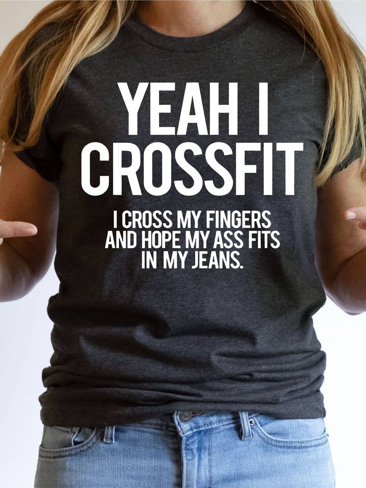 Yeah I Crossfit for wholesale by American Threadz Apparel