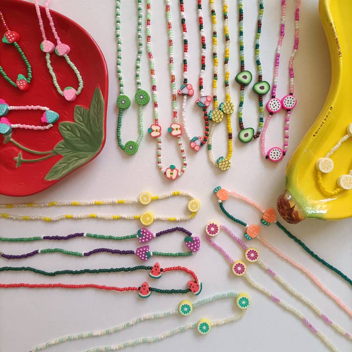 Smile Necklace | Fruits Choker for wholesale by Kolorya