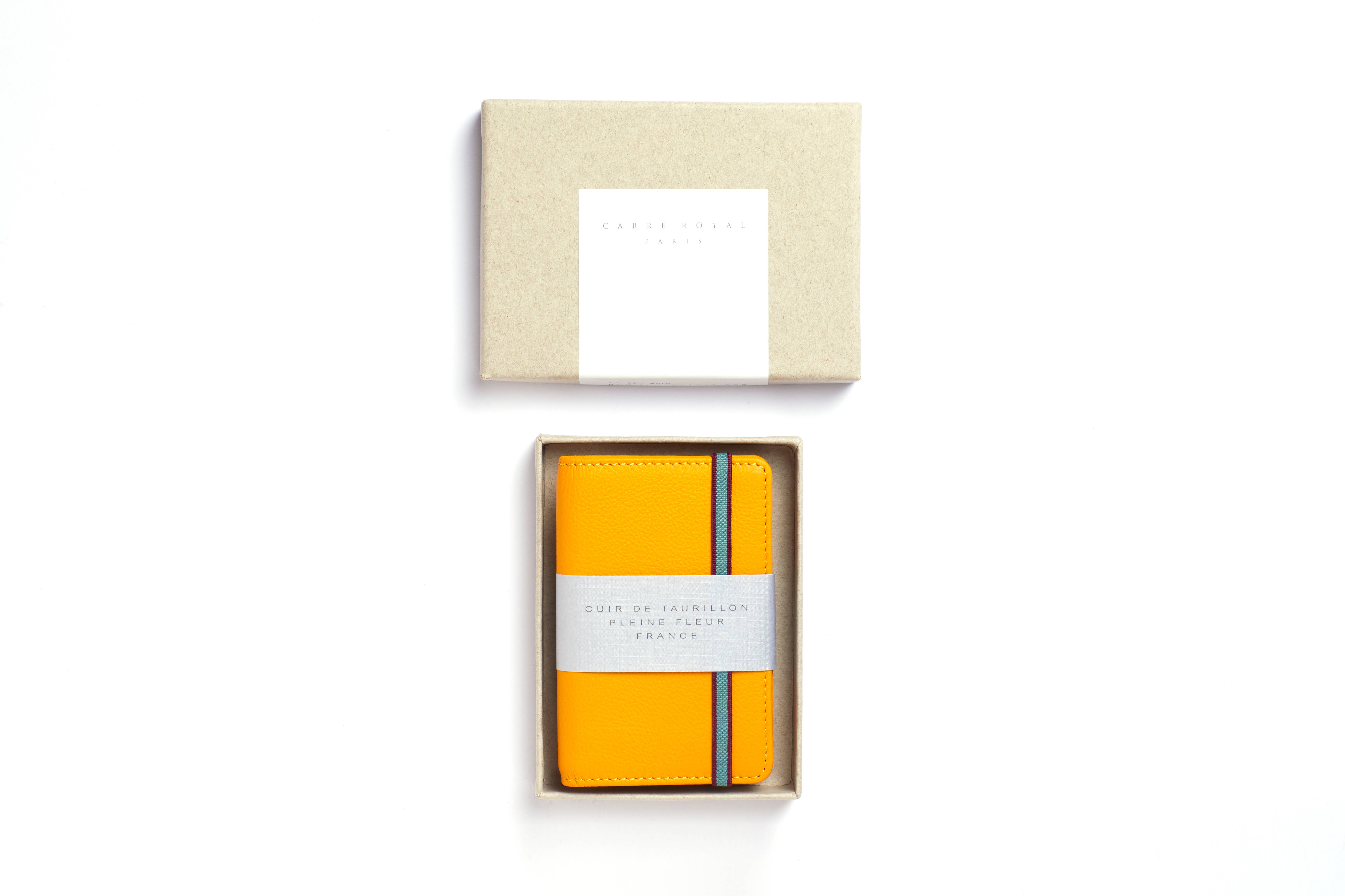 Carre Royal – Großhandel Kartenetui – Unisex – Gelbe Kartenhülle – Perfektes Geschenk3