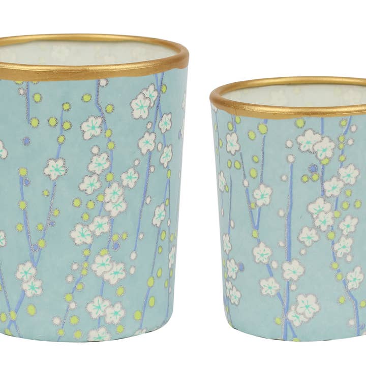 Portavelas mediano, Liz/Aqua para venta al por mayor de LILI'S LOFT