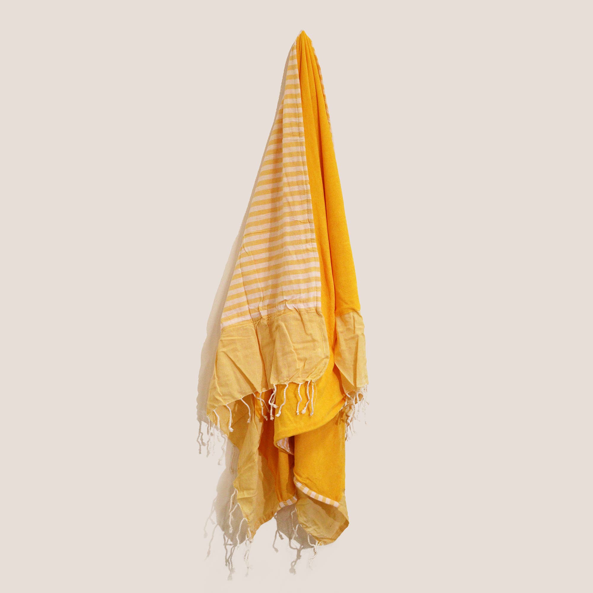 AW Artisan - Wholesale Beach Towel - Cotton Pareo Towel - 100x180 cm - Sun Yellow1