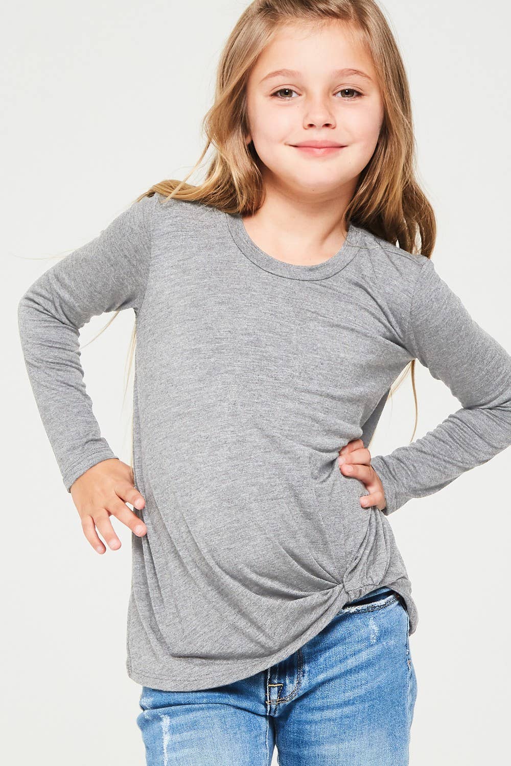 Good Girl - Vente T-shirt – enfant - T-shirt à manches longues à nœud torsadé12